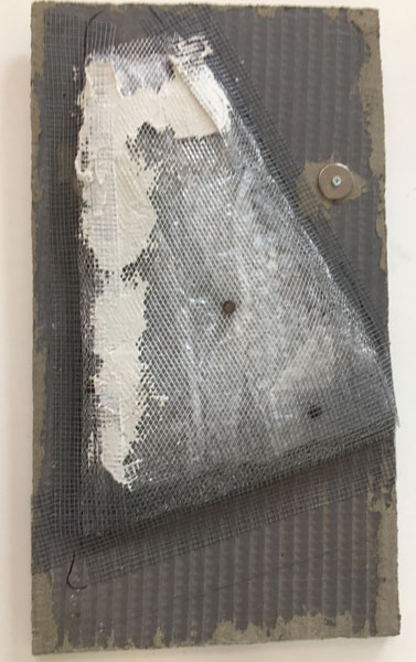 Building up the substrate with bubble wrap under aluminum mesh, fiberglass mesh, which will be covered with thinset.