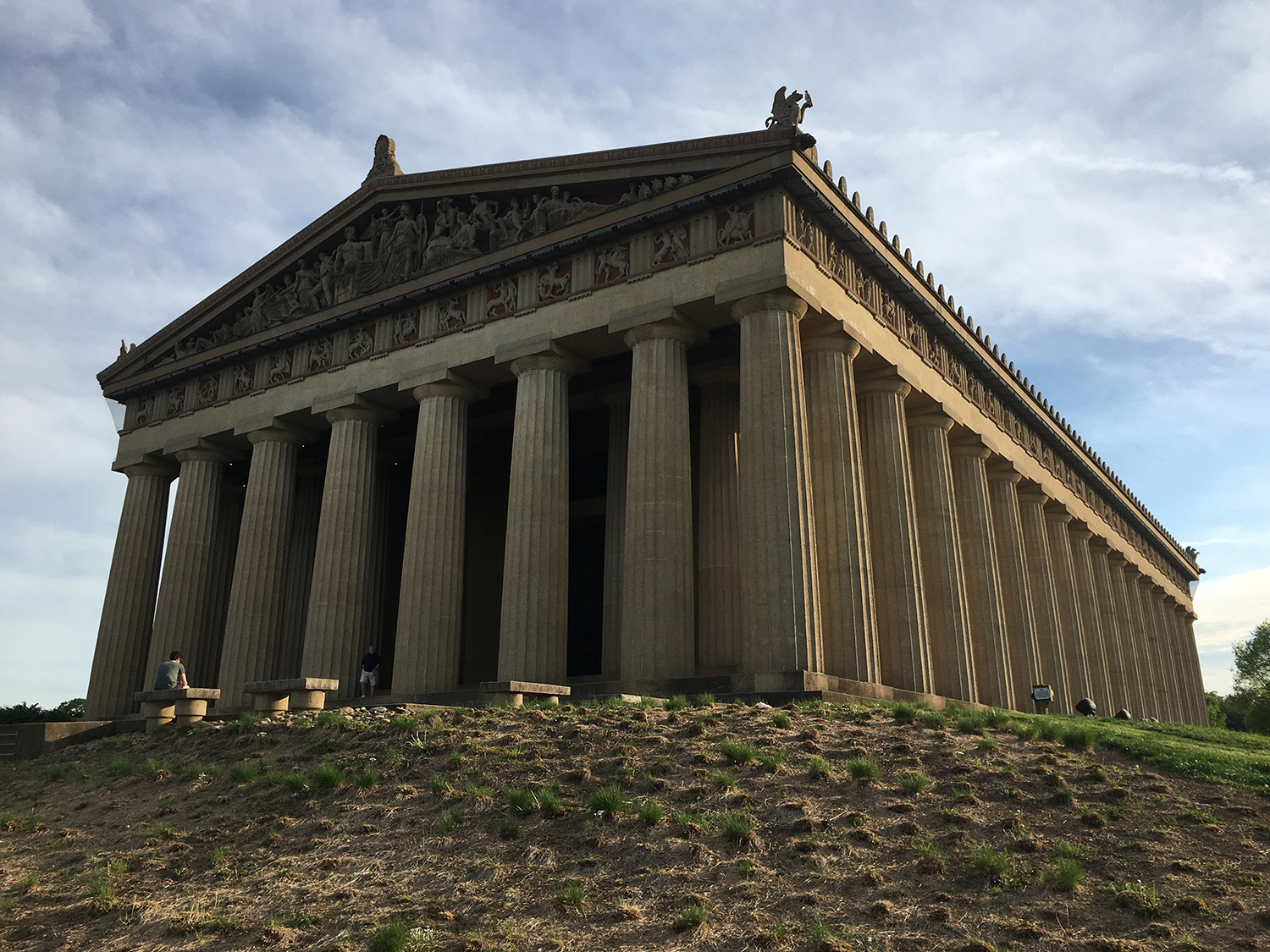  The Parthenon, yep, an exact replica, in Centennial Park in Nashville. And my work is inside! 