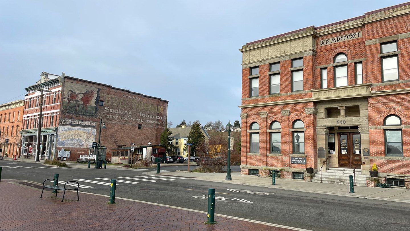    Downtown Port Townsend. Lovely town filled with Victorian commercial and residential buildings.   