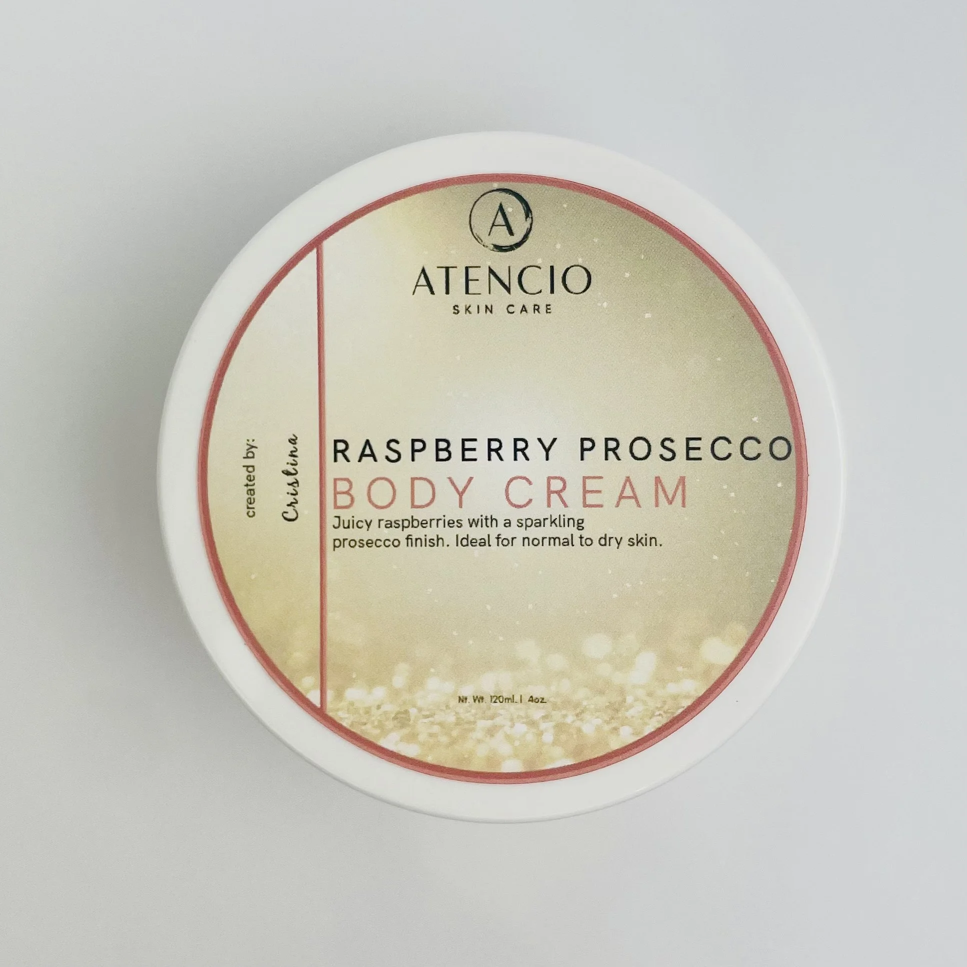 Sparkling Prosecco + Raspberry Body Cream