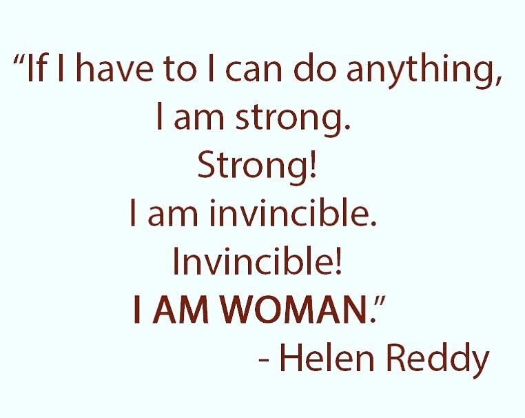 Keep spreading your strength, Helen. From that higher perspective now. #helenreddy #iamwoman #hearmeroar