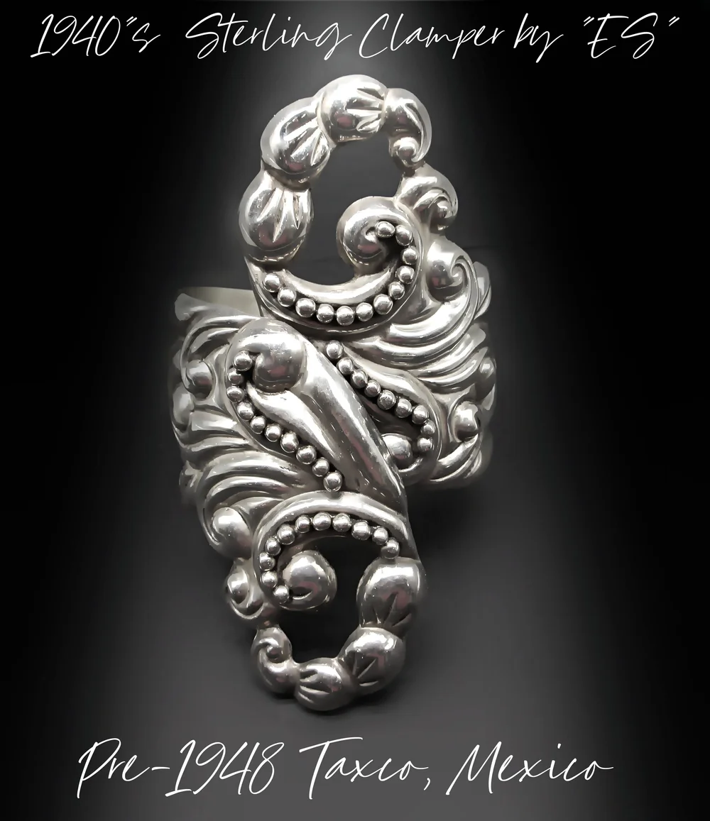 Bracelet Souple Années 1990/2000 – Feutrine Et Métal Argenté