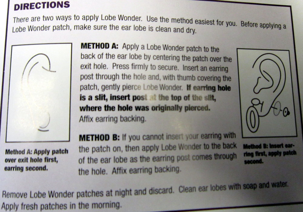 Lobe Wonder Earring Support Patches - 60 patches