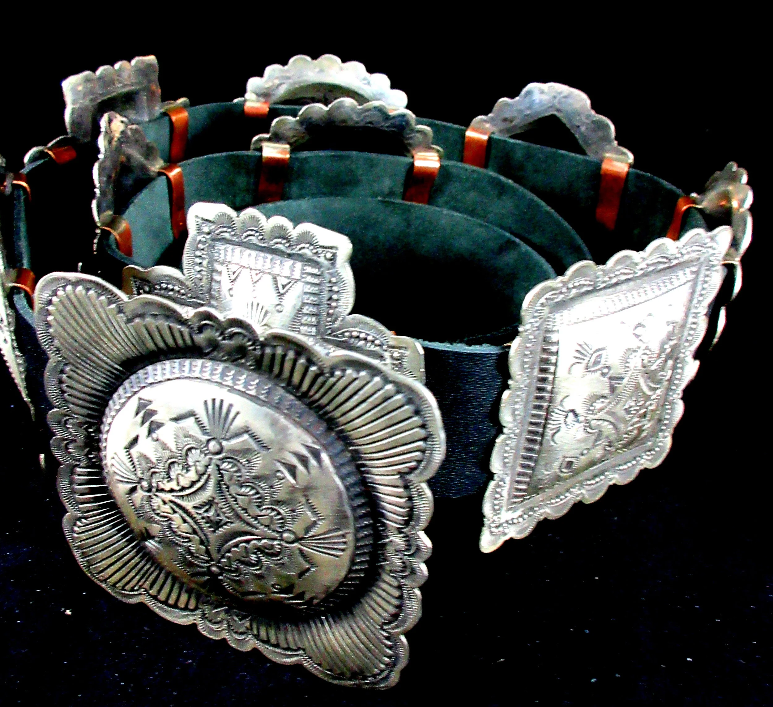 Navajo Vincent Joe Platero スタンプワーク　バングル Navajo Vincent Joe Platero スタンプワークバングル