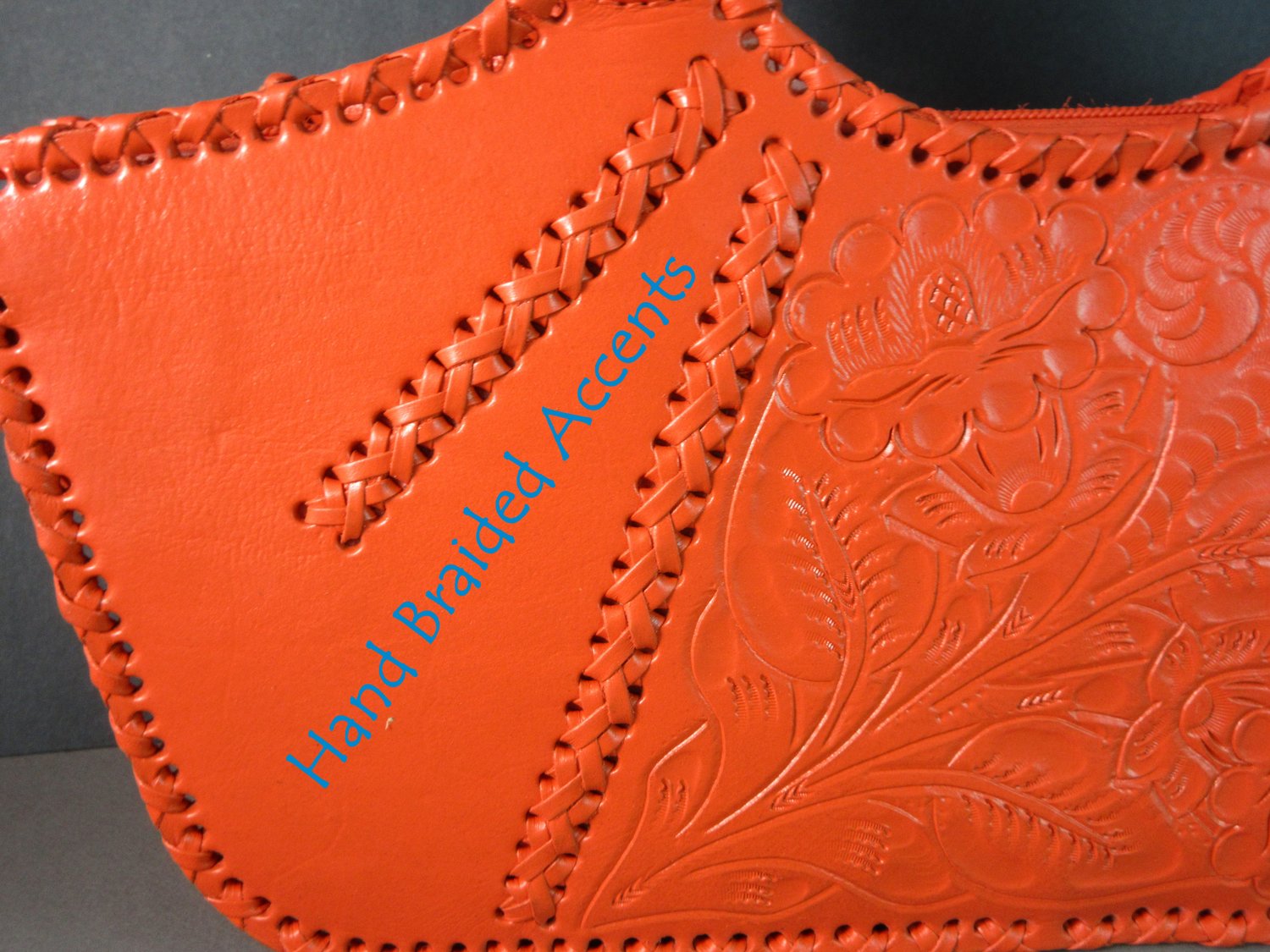 Leather handbag Pedro Garcia Orange in Leather - 18376562