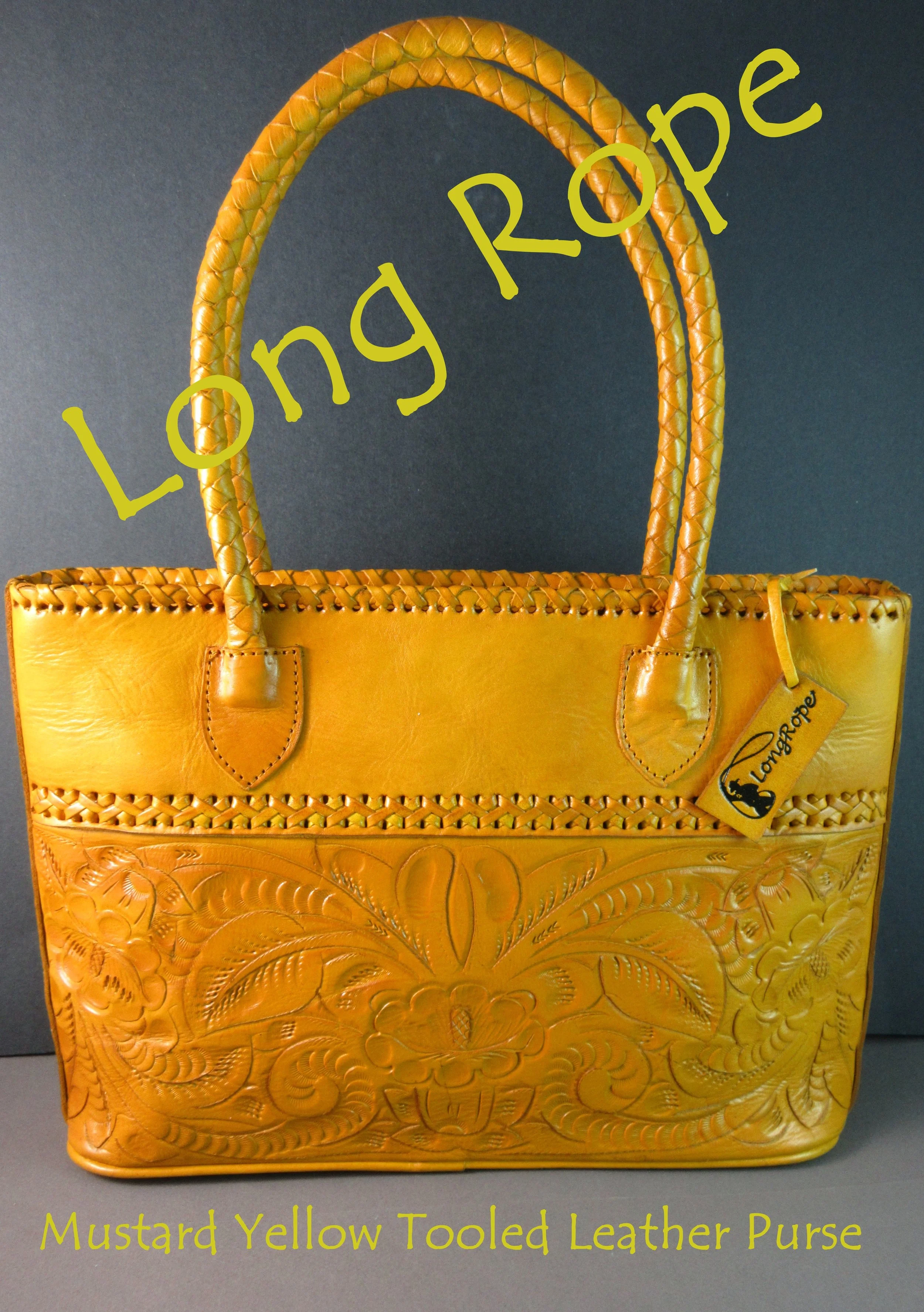 mustard yellow leather purse
