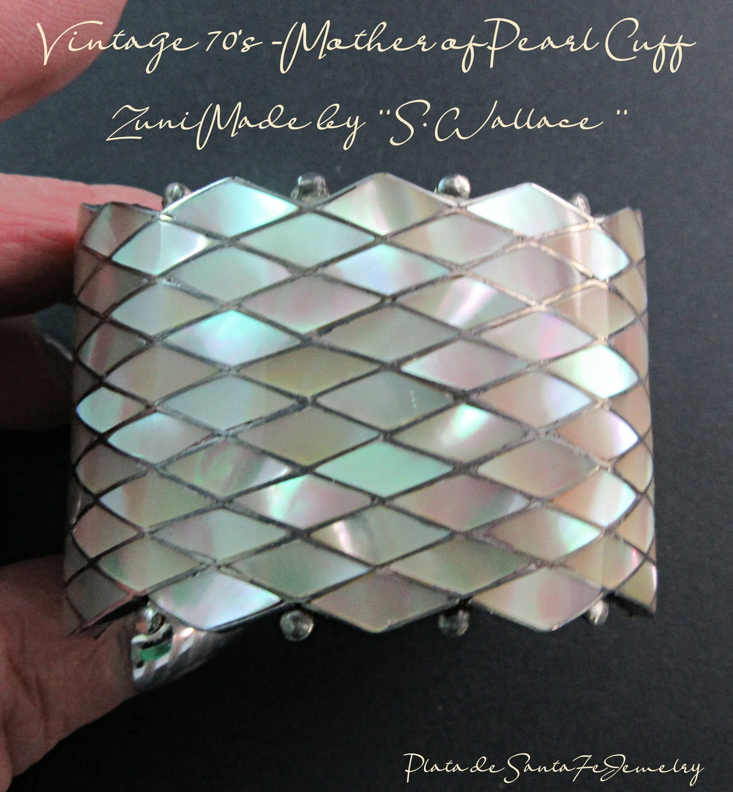 70s Vintage ZUNI Bangle silver925 ズニ族 70s Vintage ZUNI