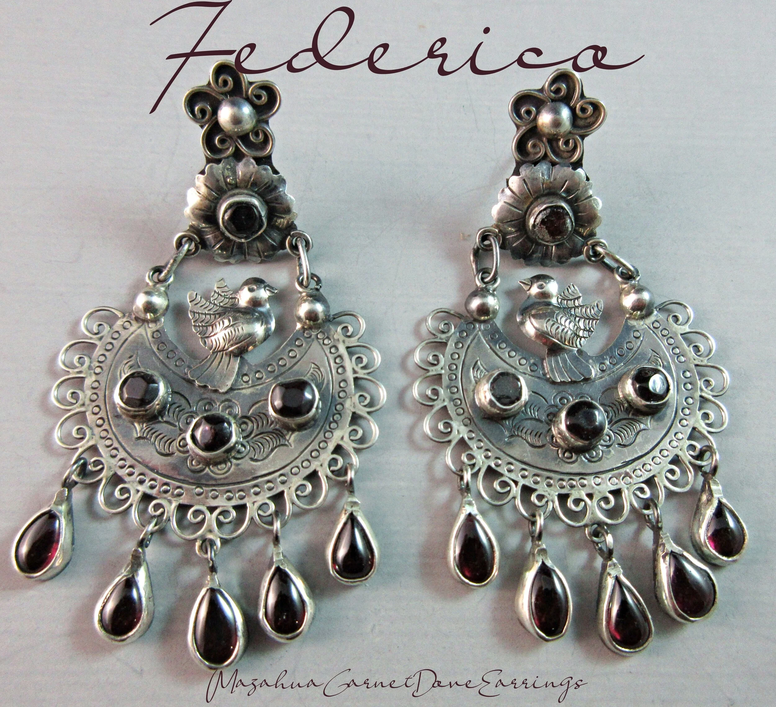 freaky latina wife wearing silver earrings