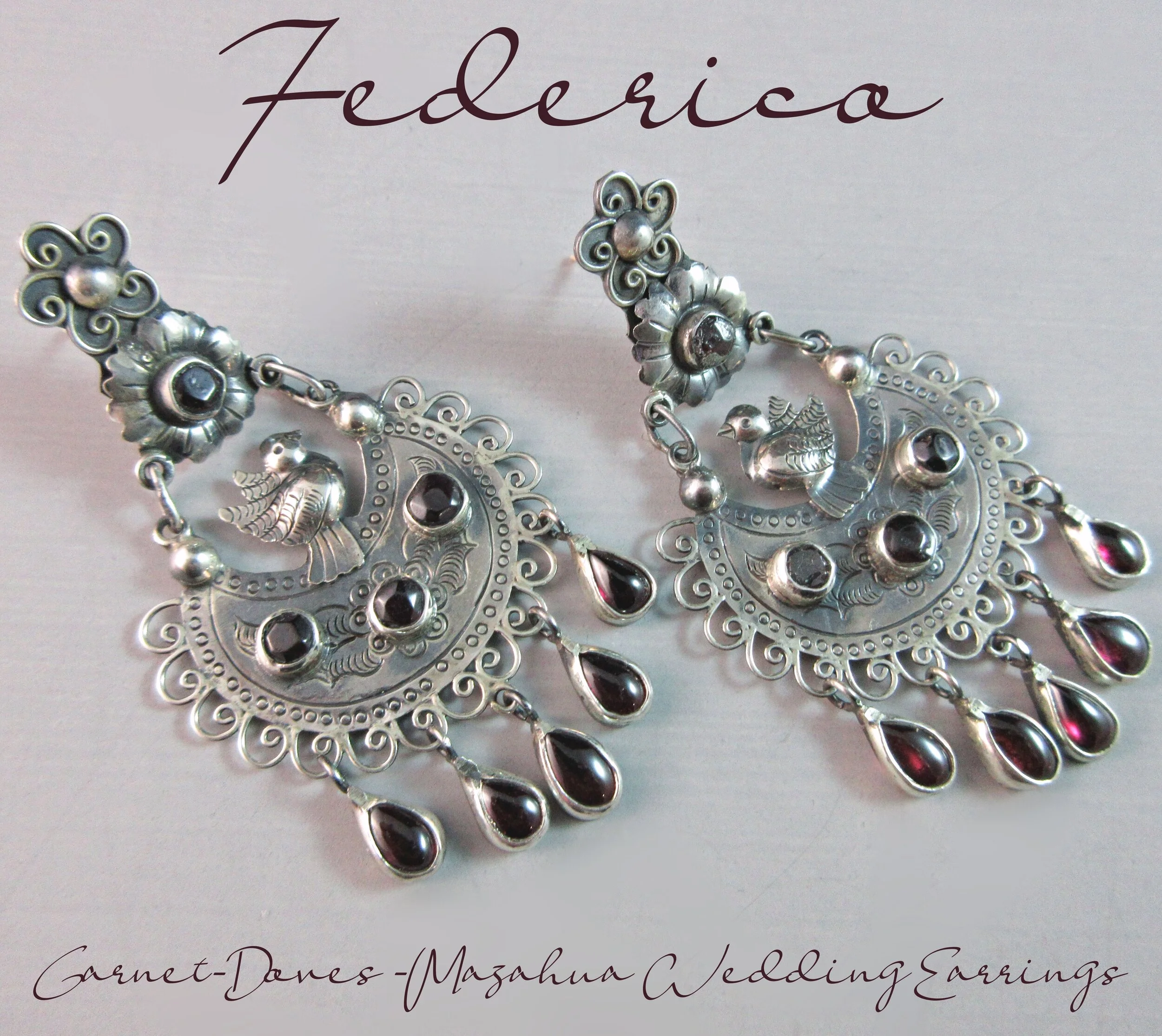 freaky latina wife wearing silver earrings