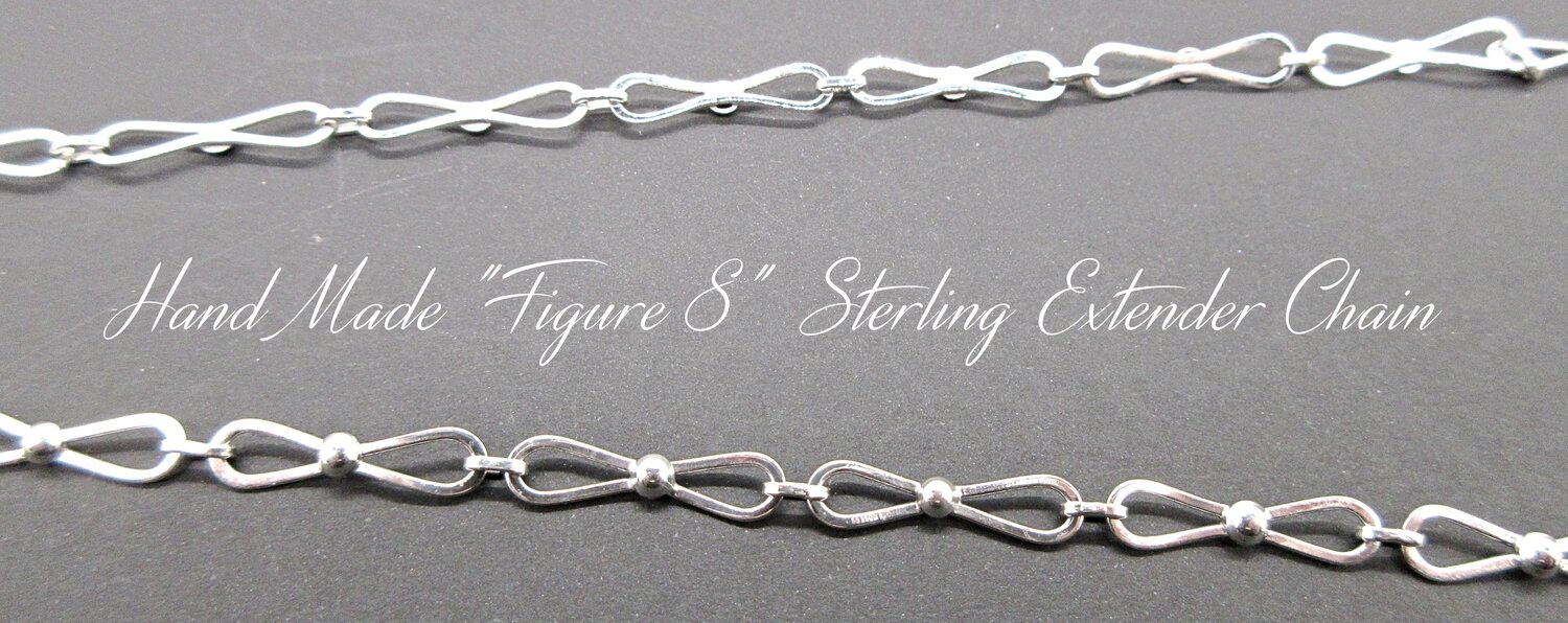 Sterling Silver Artisan Necklace Extender