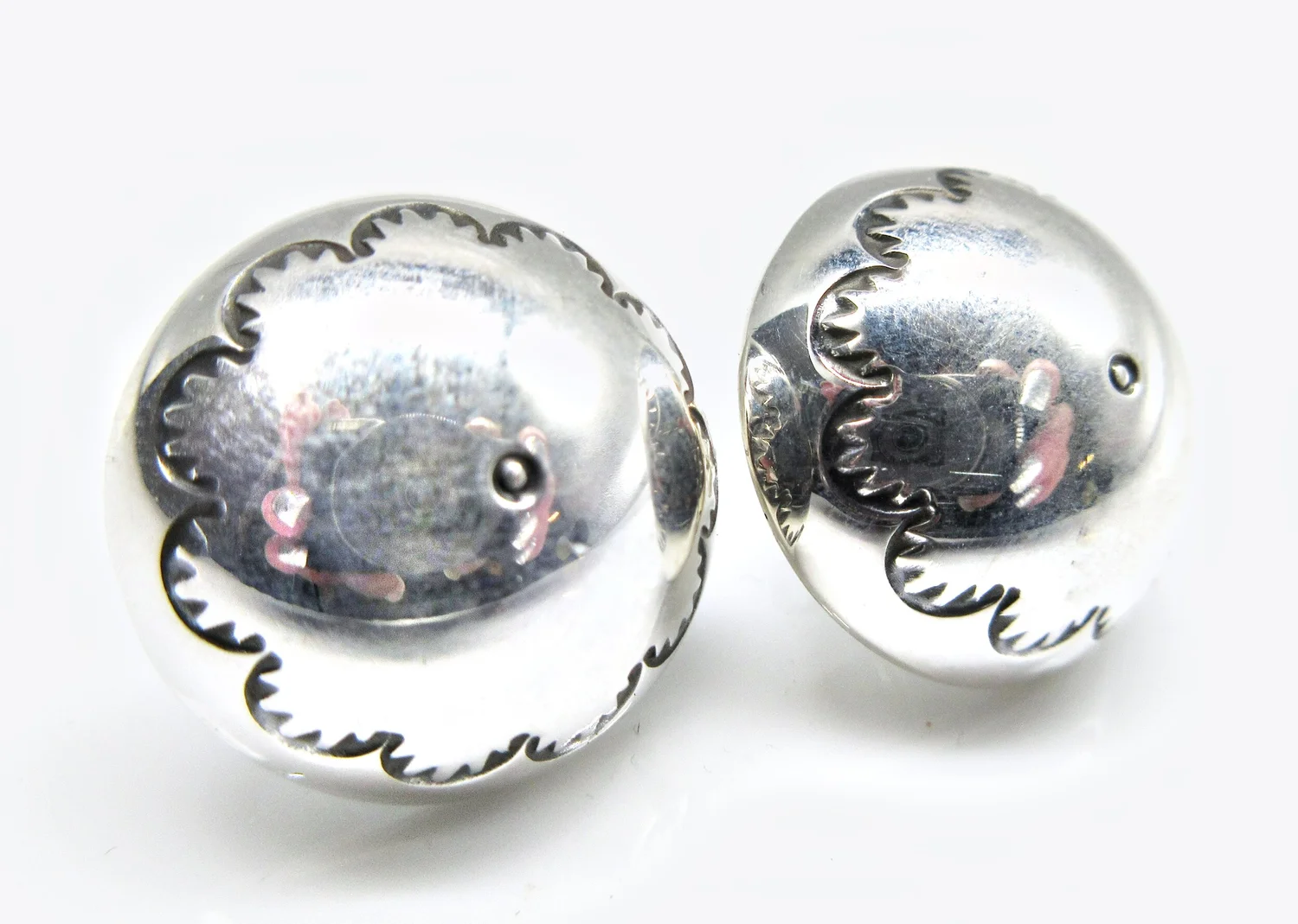 Navajo　Stampwork　ピアス シルバー925　シルバーアクセサリー Navajo Stampwork ピアス シルバー925 シルバーアクセサリー