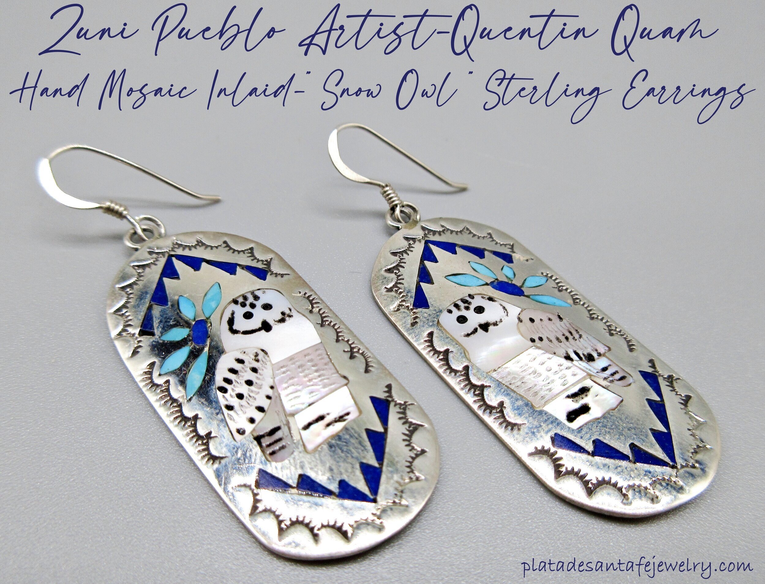 爆売りセール開催中！】 Line Blue Thin Arkansas - Silver Inspired Charm Silver - Women  for Earrings イヤリング