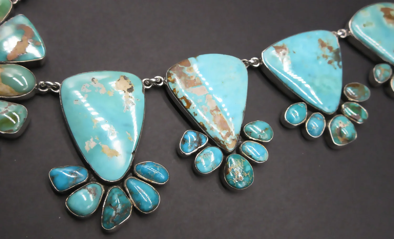 オーダー品♡ヴィンテージ♡天然サファイア&ダイヤ♡フルエタニティブレスレット Plata de Santa Fe Jewelry