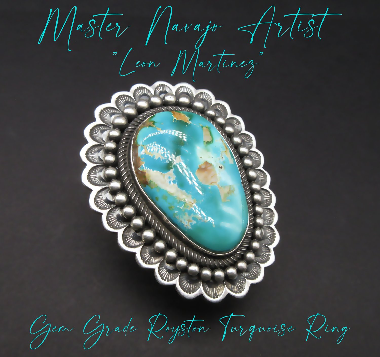Statement High Grade Royston Turquoise Vintage Native American Navajo Sterling Silver Bracelet Statement High Grade Royston Turquoise Vintage Native American Navajo Sterling Silver Bracelet