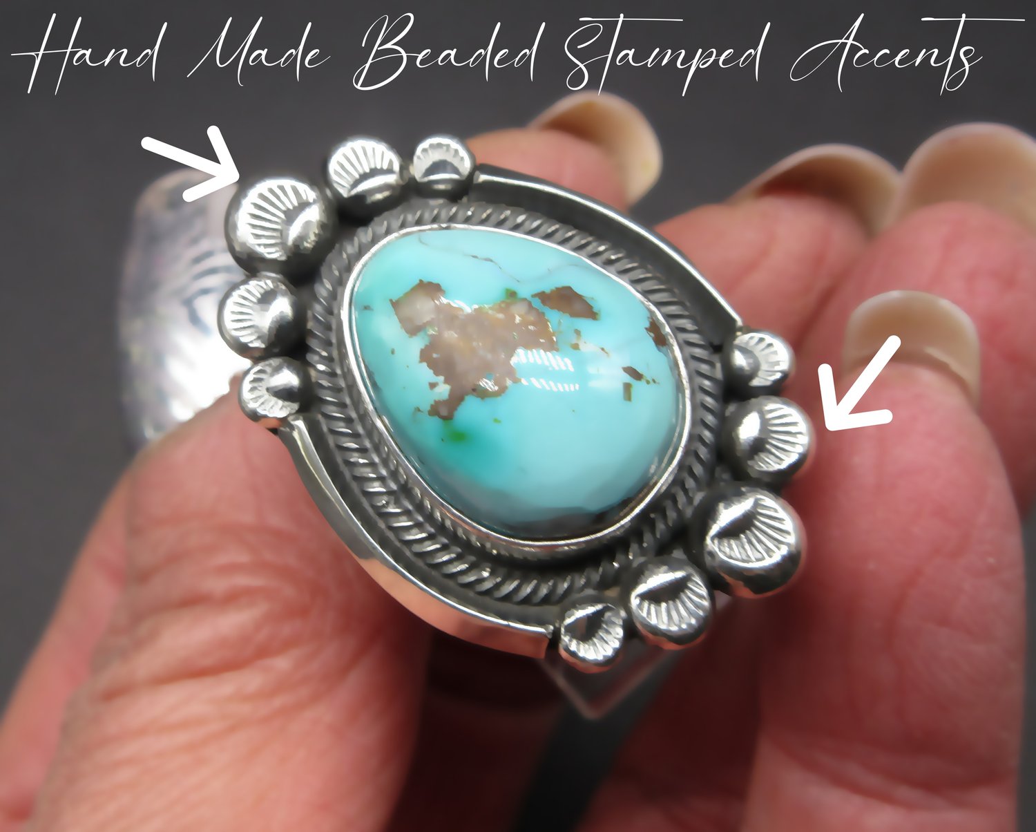 Native American Amazing Hand Carved Feather Royston Turquoise Sterling Silver Bracelet Native American Amazing Hand Carved Feather Royston Turquoise Sterling Silver Bracelet