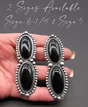 指輪・リング WILLIE and DUFFY Onyx ring ver2 silver 925 handmade Plata de Santa Fe Jewelry