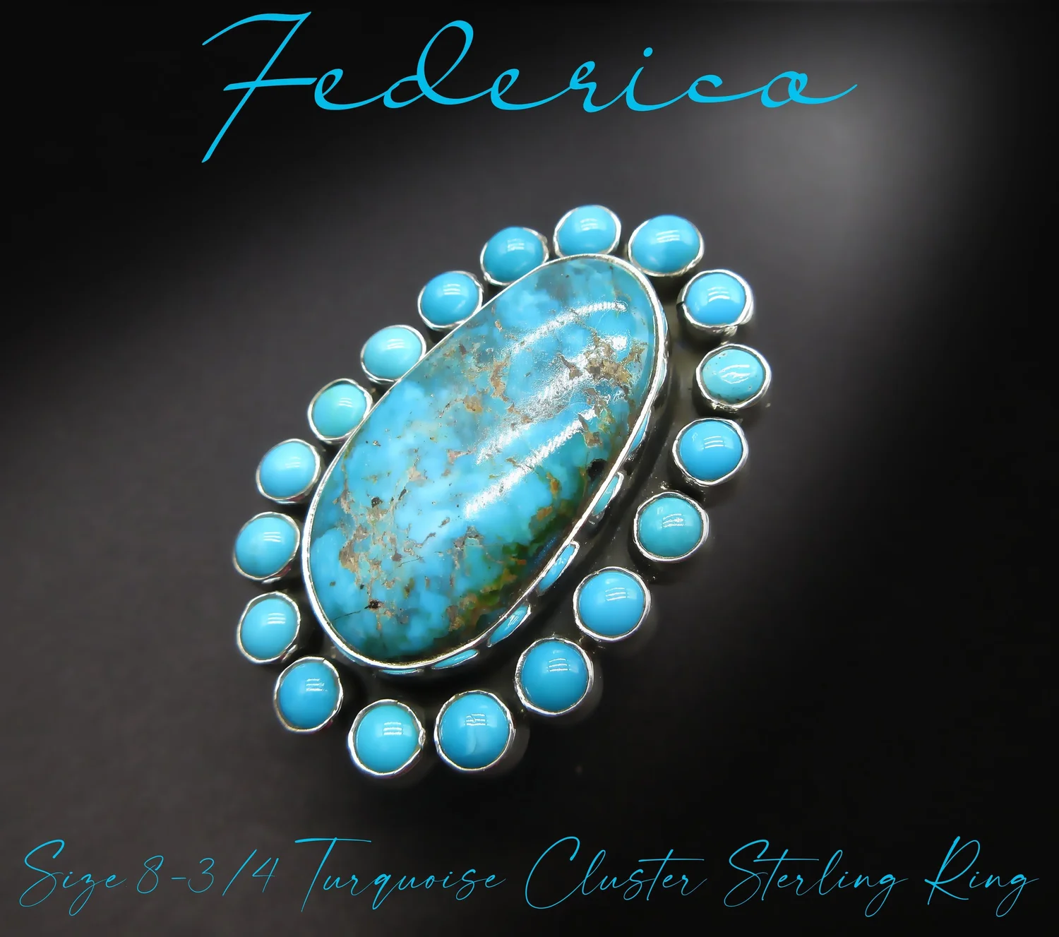 sandraalexandra ガラスのリング　2点set Plata de Santa Fe Jewelry