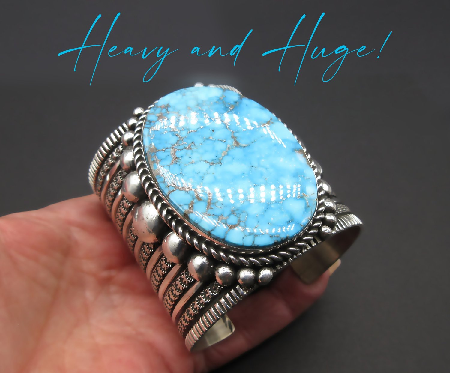 Navajo Guy Hoskie ナバホ族 シルバー ブレスレット ターコイズ Plata de Santa Fe Jewelry