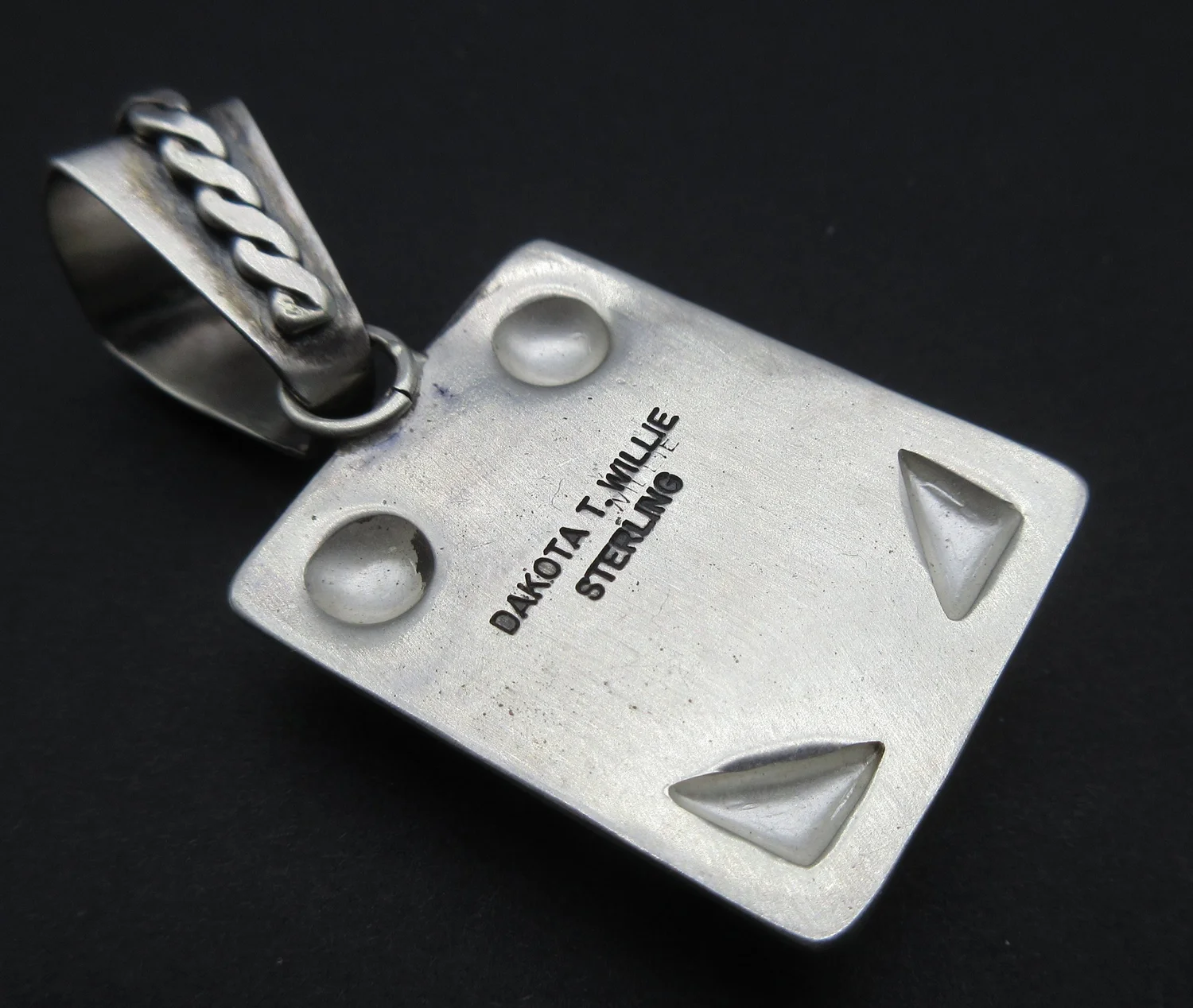 【Ronnie Willie 刻印】sterlingシルバー ペンダントトップ Ronnie Willie 刻印】sterlingシルバー ペンダントトップ