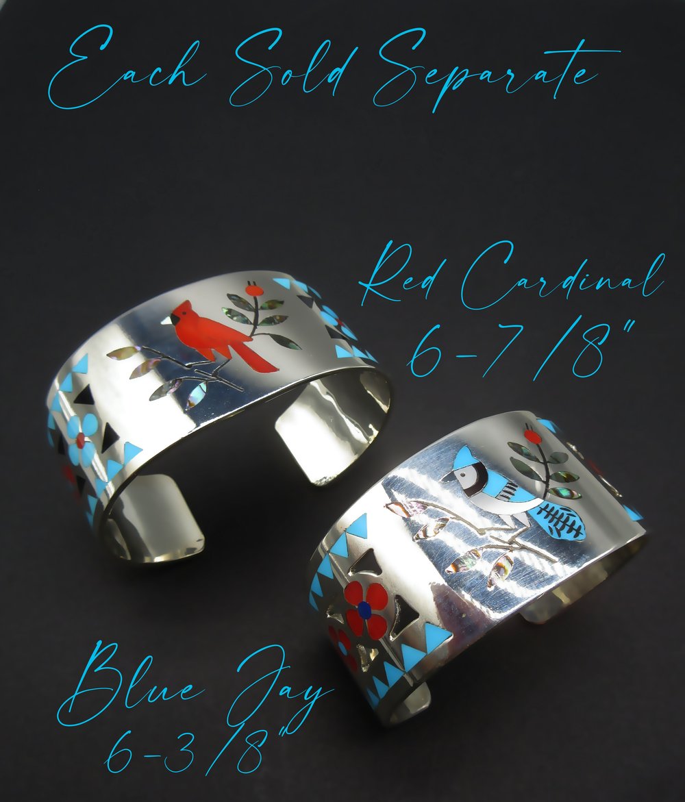 Native American Extreme Detail Zuni Edaaki Bluejay Turquoise Sterling Silver Ring Native American Extreme Detail Zuni Edaaki Bluejay Turquoise Sterling Silver Ring