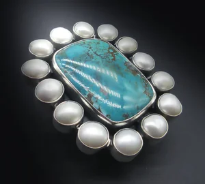 アート・デザイン・音楽 JEWEL OF THE SOUTWRST TURQUOISE Plata de Santa Fe Jewelry