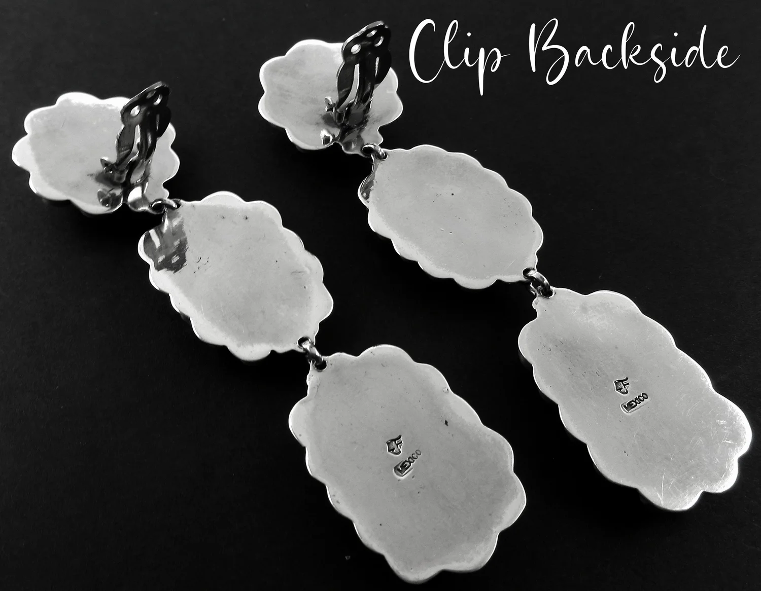 【STONEHENgE】Silver Material Pearl Cubic Flower Earrings Amazon.com: Blooming Flower Drop Cubic Zirconia Big Round