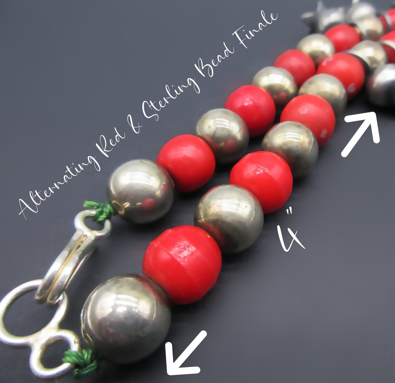 アクセサリー RED Red Coral Tennis Necklace in Sterling Silver | Ross Simons