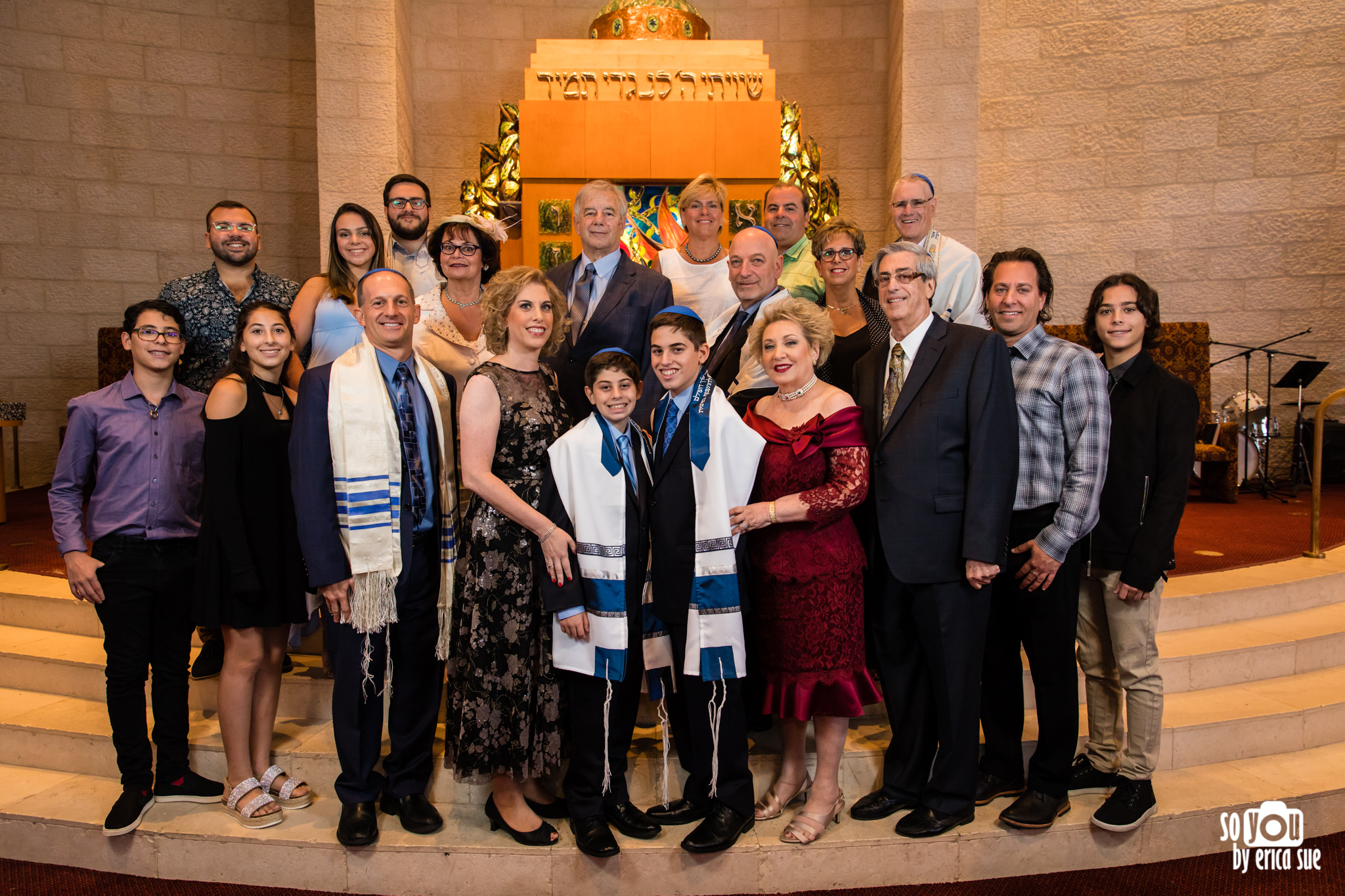 mitzvah extended family portrait