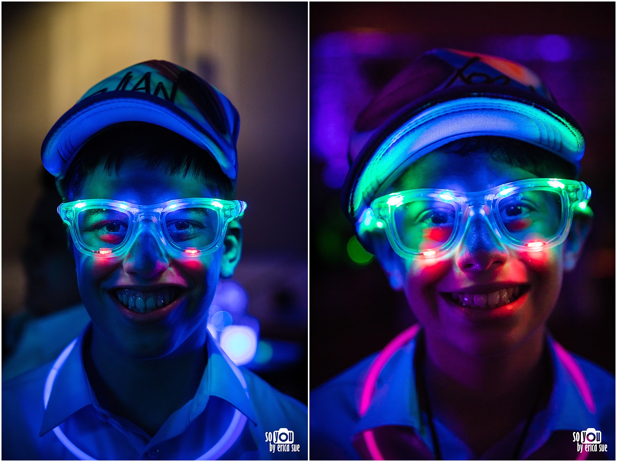 mitzvah light up glasses