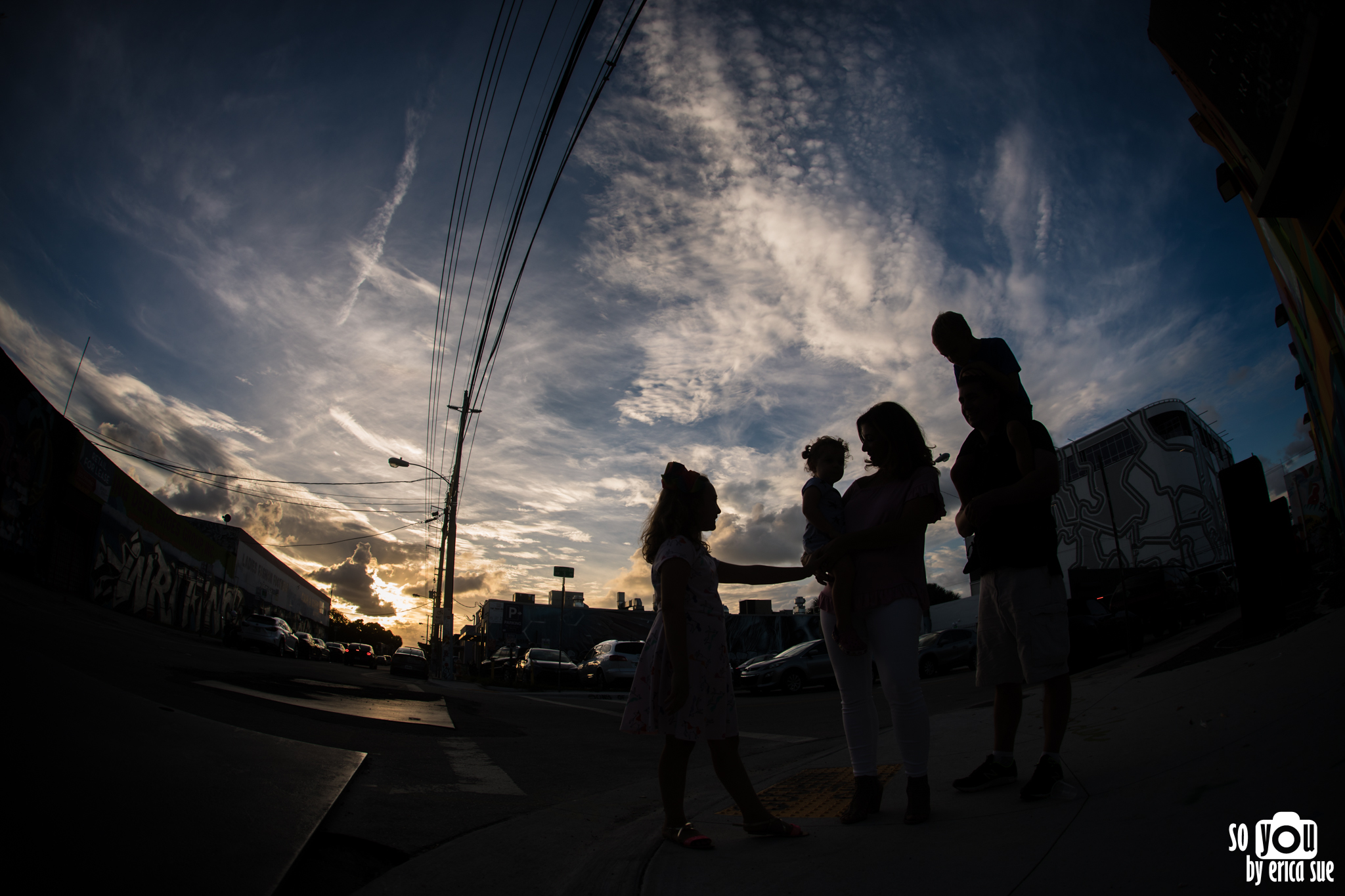 miami family silhouette