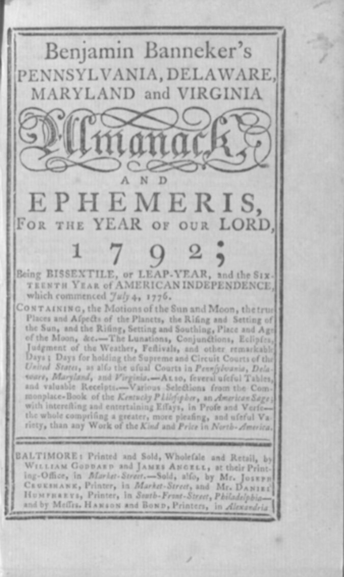 Benjamin Banneker to Thomas Jefferson