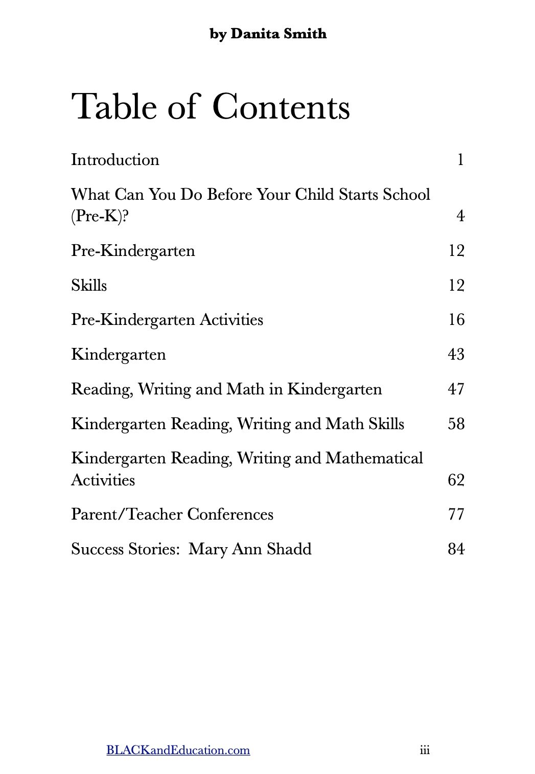 Prek and K Table of contents.jpg