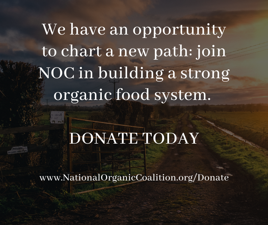 Help us chart a new path - support organic today!