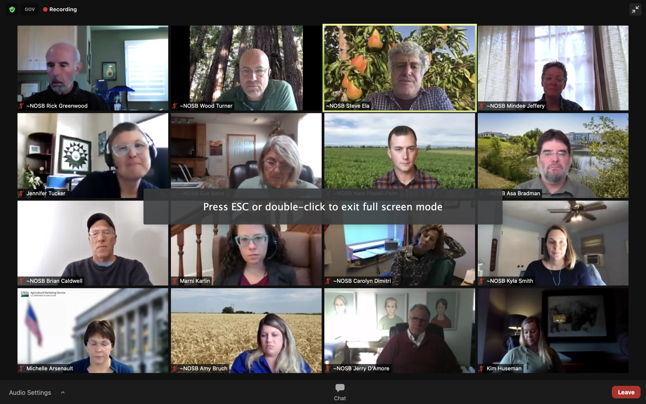 Recap from Fall 2021 NOSB Meeting