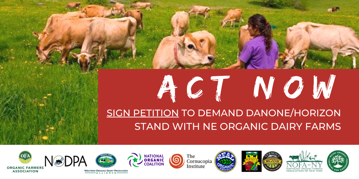 Organic Organizations Deliver Petition to Danone