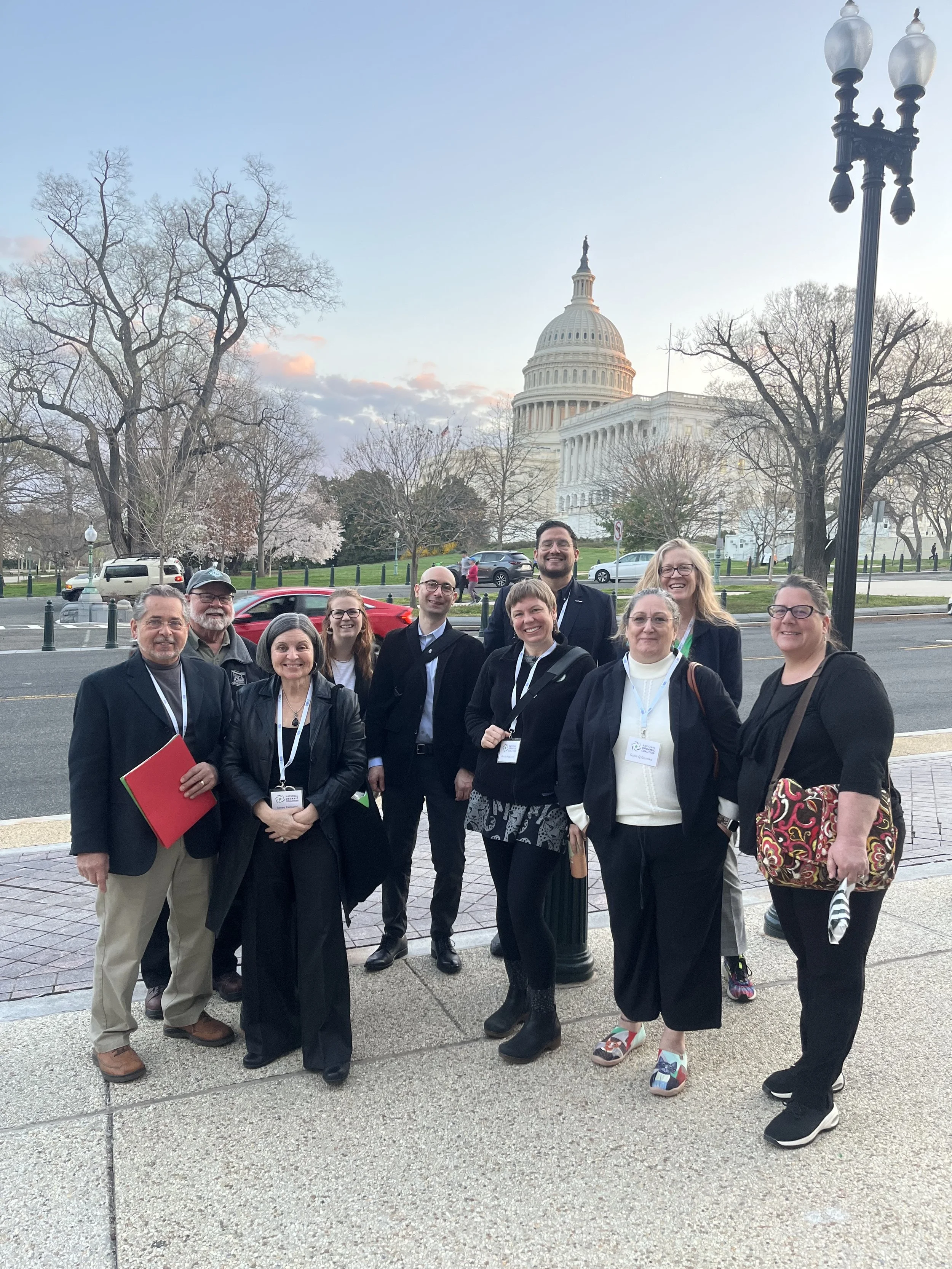 NOC Members met with 47 Congressional Offices and USDA to discuss organic priorities