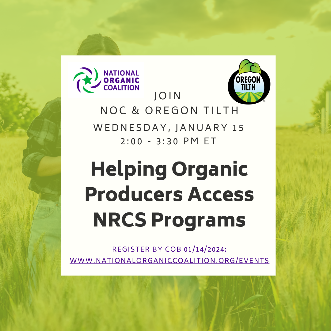 Helping Organic Producers Access NRCS Programs