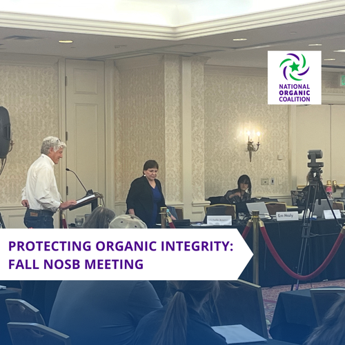 Tell the NOSB to Vote No on Synthetic Compostable Products