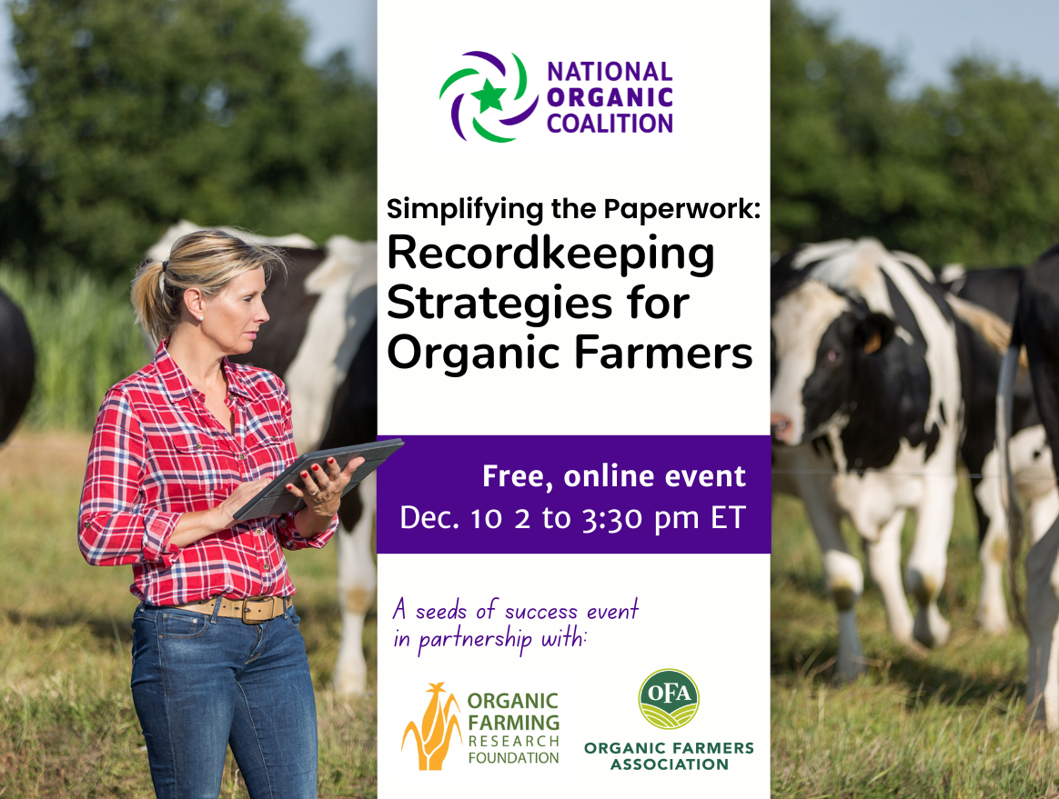 Simplifying the Paperwork: Recordkeeping Strategies for Organic Farmers