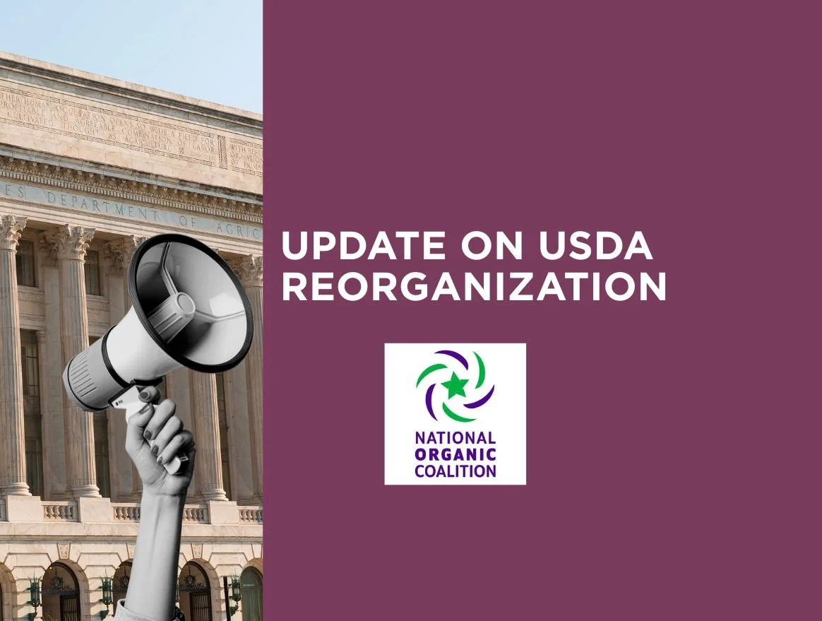 USDA Reorganization Update: Some Good News for Organic Amidst Broader Concerns