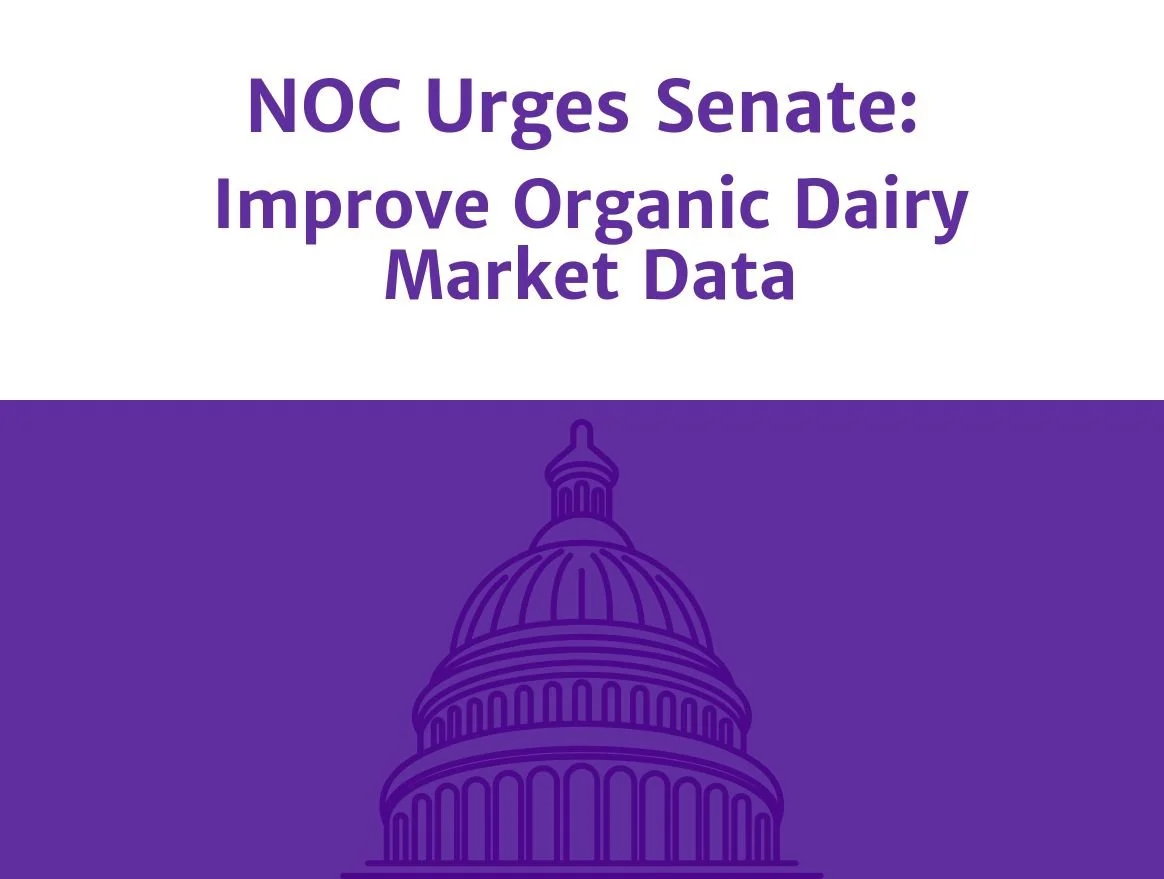 Organic Dairy Data Provision in House Version, Missing from Senate Farm Bill Discussion Draft