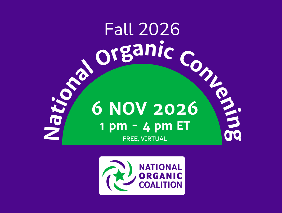 Fall 2026 National Organic Convening