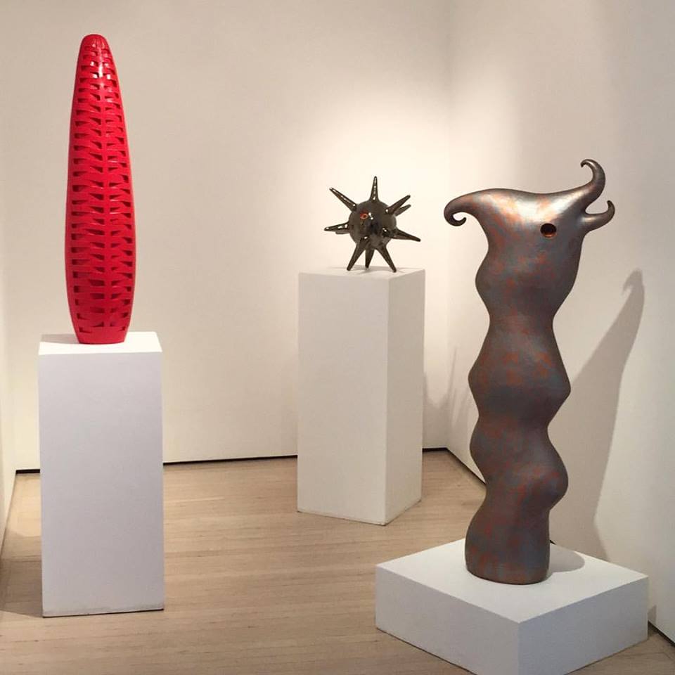 Susan Budge, Installation shot, ceramics