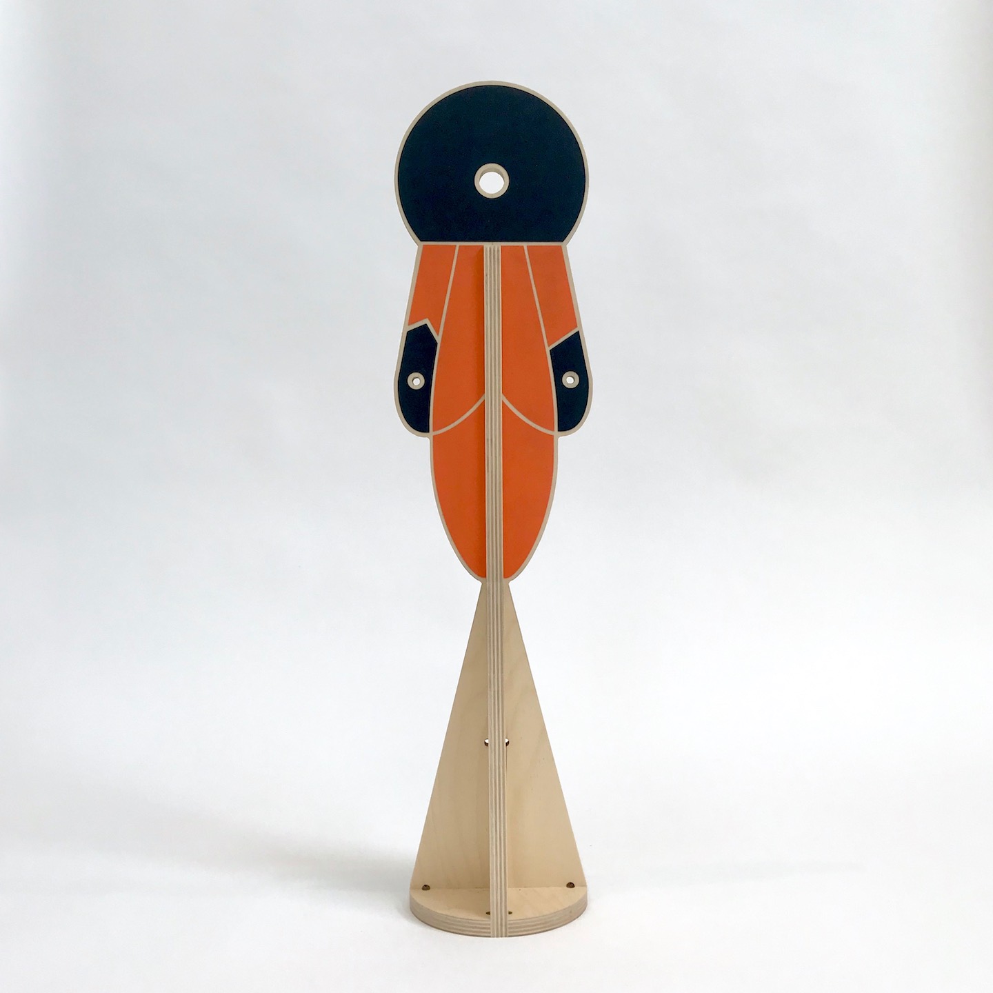 Paul Carola, 19.9 , 2019, Paper on Plywood, 24 x 5 x 5 in.