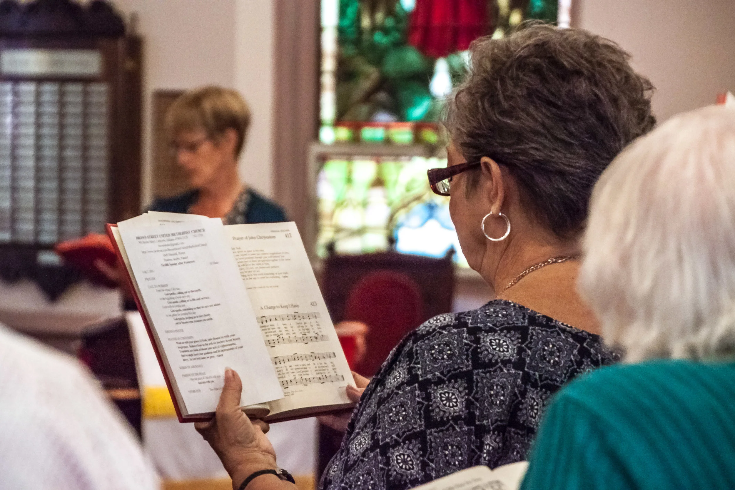 Worship at Brown Street United Methodist Church