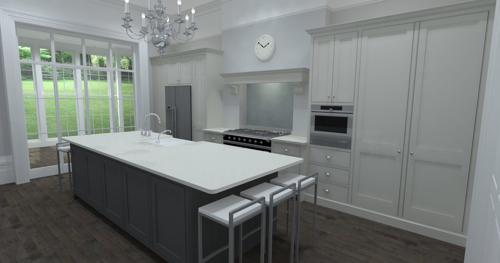 traditional shaker style kitchen