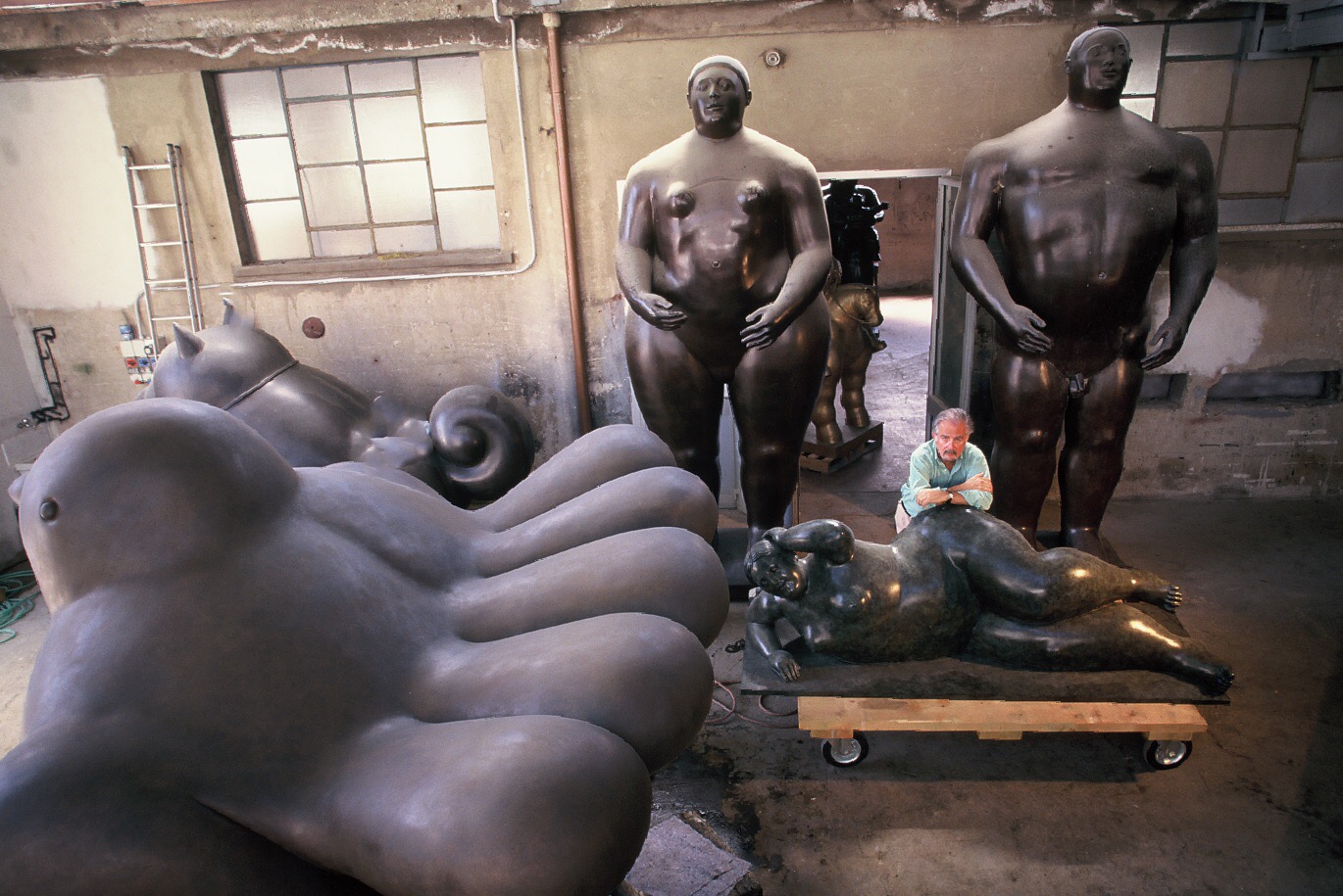 Botero in the Carrara Foundry