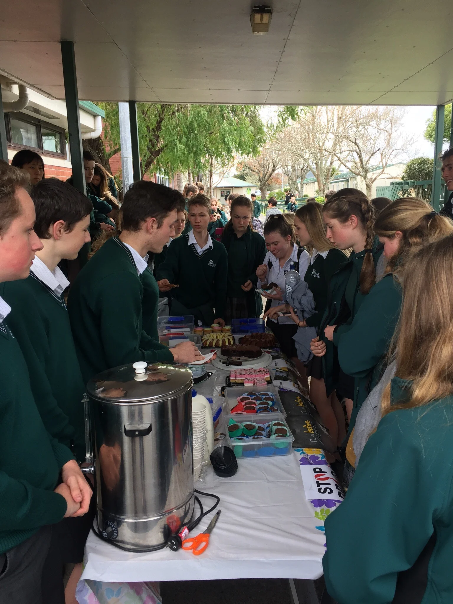 The SADD group raised over $300 with a fundraising bake sale!