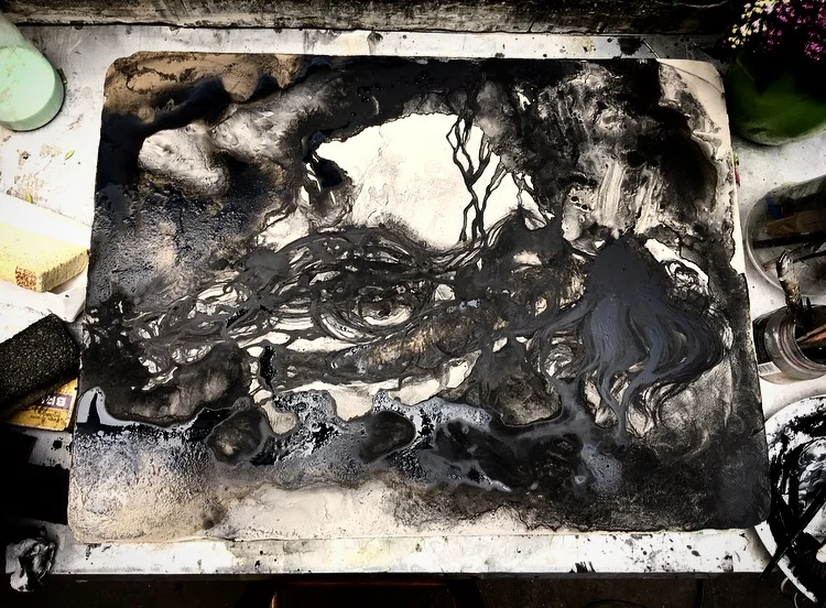 "Quiet on the Front", 22" x 30", Lithograph