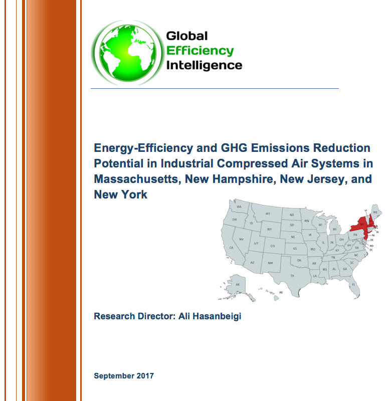 Energy Efficiency in Massachusetts, New Hampshire, New Jersey, and New York's Industrial Compressed Air Systems